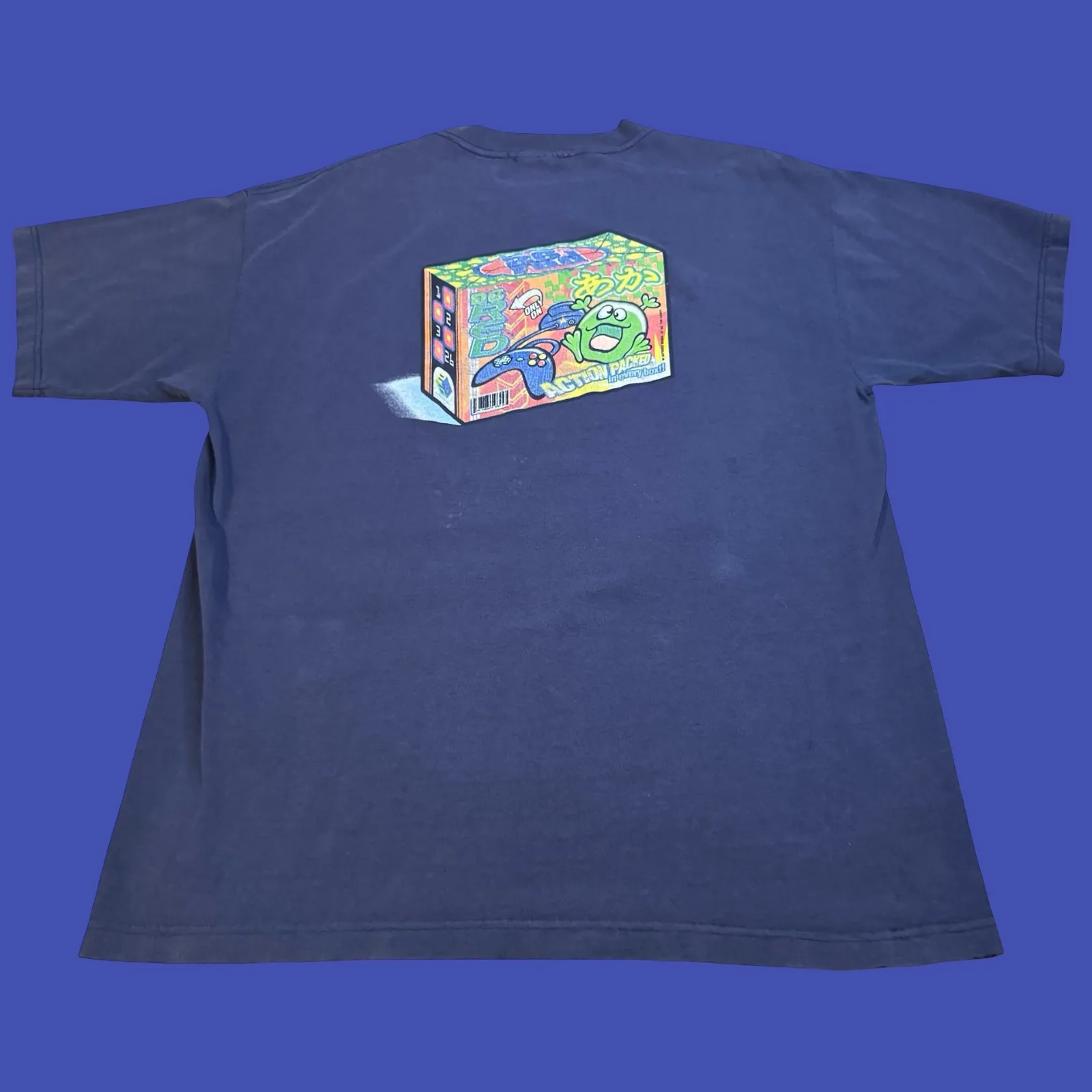 Vintage 26 RED Large Video Game Graphic T Shirt Stoner Faded Skater Streetwear