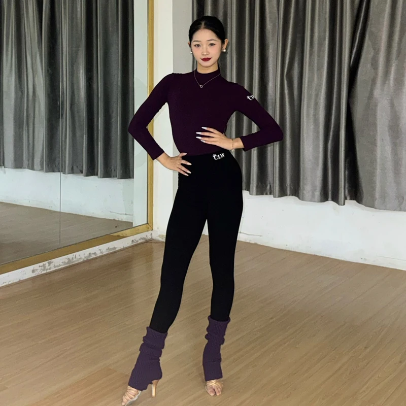 Erwachsene Kinder Rumba Ballroom Dance Training Anzüge Frauen Latin Dance Wettbewerb Kleidung Kinder Latin Dance Kostüme SL14535