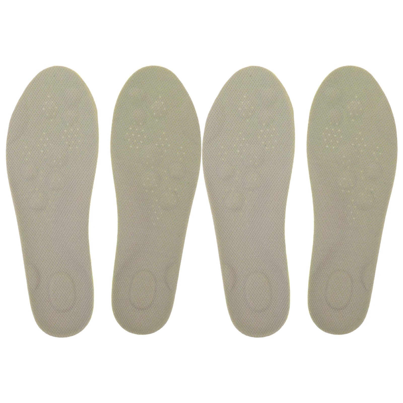 

2pcs 2 Pairs Pu Insoles For Men Women Breathable Non-Slip Shoe Inserts Arch Cushioning Walking Soft Foot Liners Work
