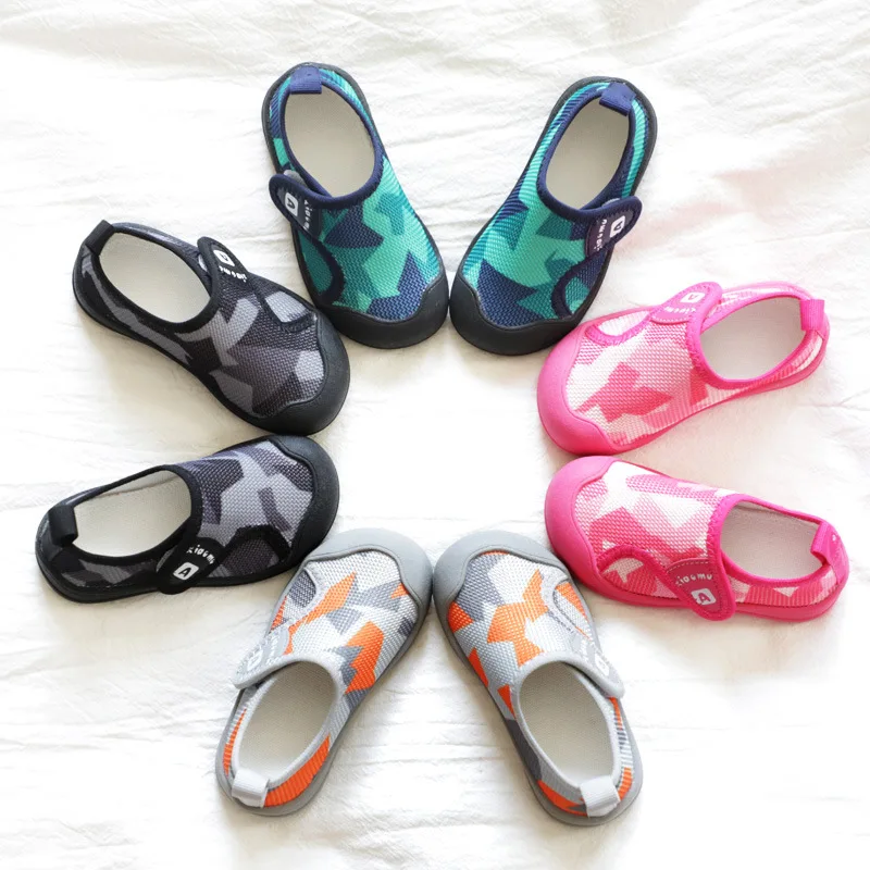 

Kindergarten Indoor Shoes Girls Soft-soled Floor Footwear Children's Boys' Sports Shoes Breathable Kids Sneakers