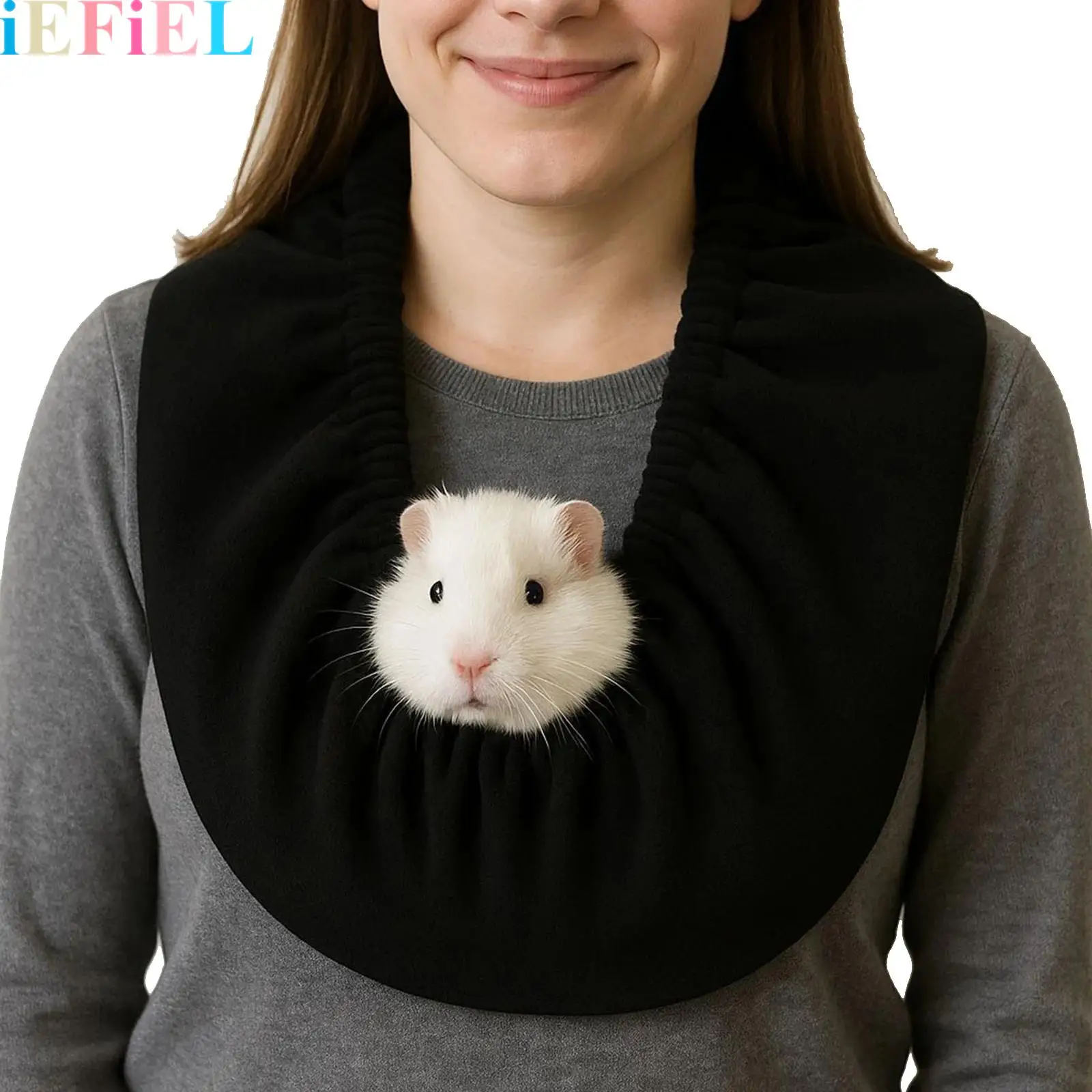 

Warm Small Animals Pets Bag Portable Scarf Outdoor Travel Halter Neck Bag Warm Scarf Perfect for Guinea Pigs Rats Chinchillas