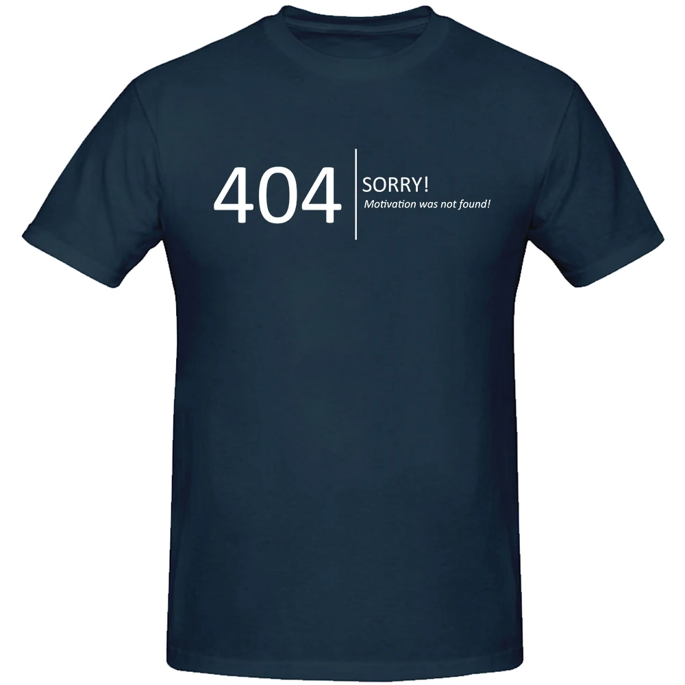2025 نموذج جديد 2025 موضة جديدة للرجال بلايز خطأ 404 الدافع لم يتم العثور على تي شيرت قطن مريح تي شيرتات قصيرة الاكمام تي شيرت Me