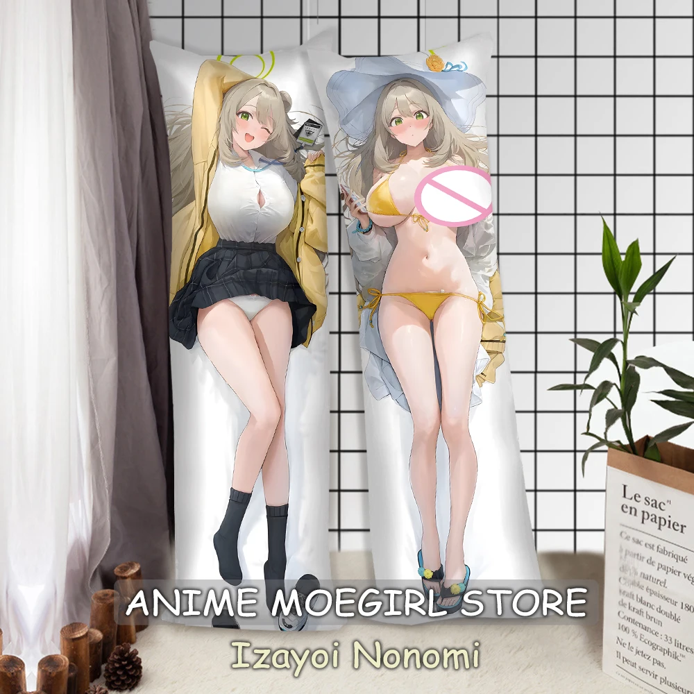 

Game Blue Archive Izayoi Nonomi Dakimakura Pillowcase Scaramouche Izayoi Nonomi Bed Cartoon Bodypillow Cover Otaku Gifts 50x150