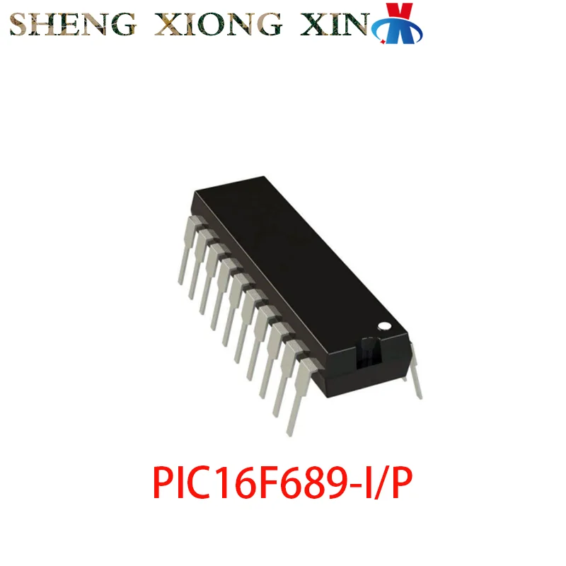 1pcs 100% NEW PIC16F689-I/P DIP-20 Microcontroller Unit PIC16F689-I 16F689-I Integrated Circuit