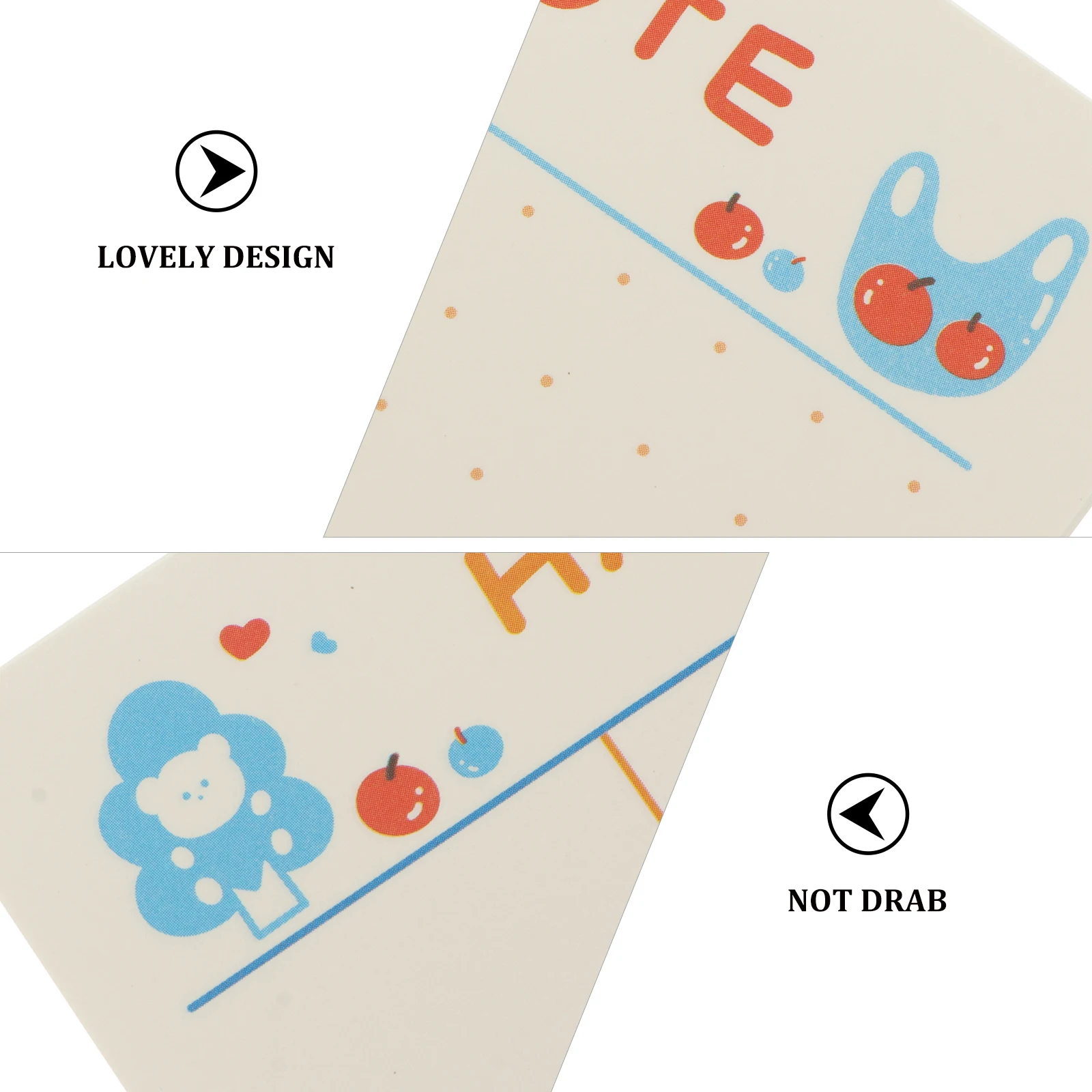 

Note Set Sticker Notes Pad Notepads Memo Stickers Adhesive Notebook Cute Stationery Decorative Sticky -
