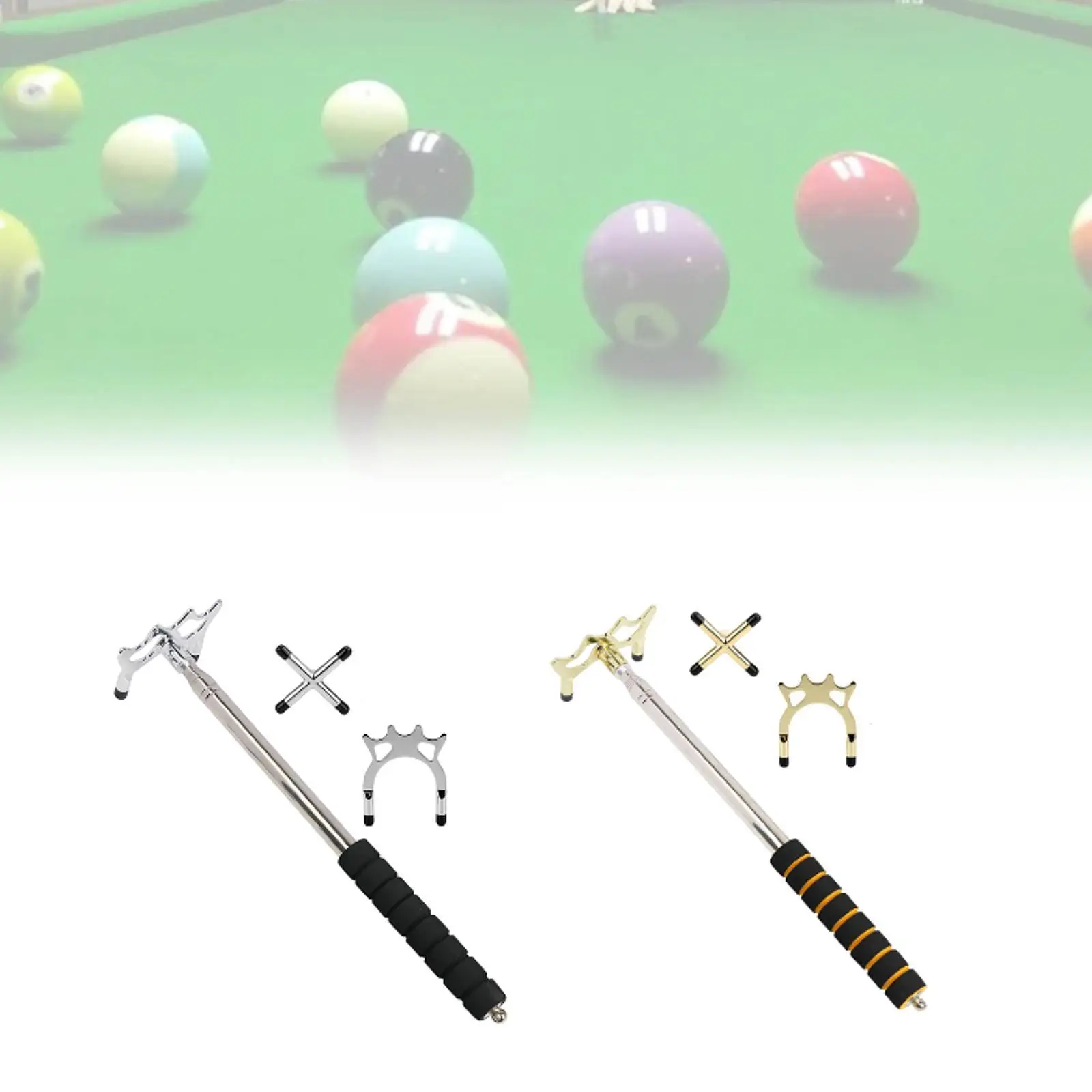 

Выдвижной мостик для бильярдного кия, портативная насадка для тренировок и занятий в бильярдном клубе