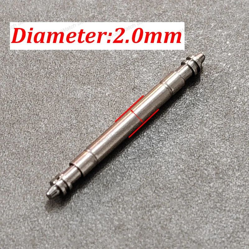 316L Stainless Steel Spring Bars for Rolex Water Ghost 1.5mm 1.8mm 2.0mm Diameter Fat Strong Durable Link Pin 19.5 20.5 21.5mm