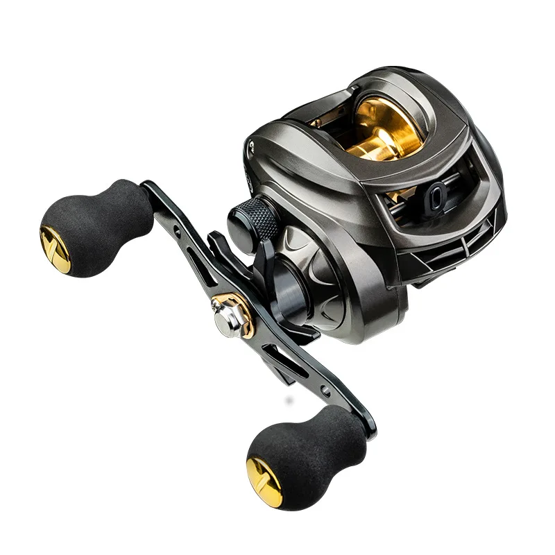 Baitcasting Fishing Reel 8KG Max Drag 12+1 BB Bearing 7.2:1 High Speed Fishing Reel Low-profile Fishing Reel for Fishing