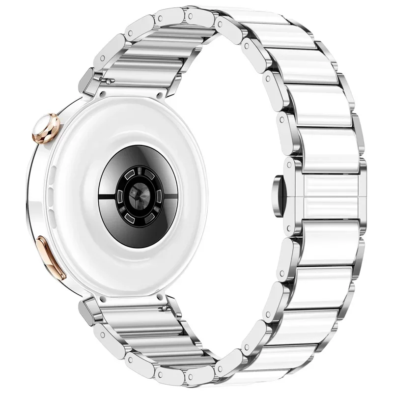 18mm Ceramic+Metal Strap for Huawei Watch GT5 Pro 42mm GT5 41mm Comfortable Bracelet Replaceable Huawei Watch GT4 41mm Correa