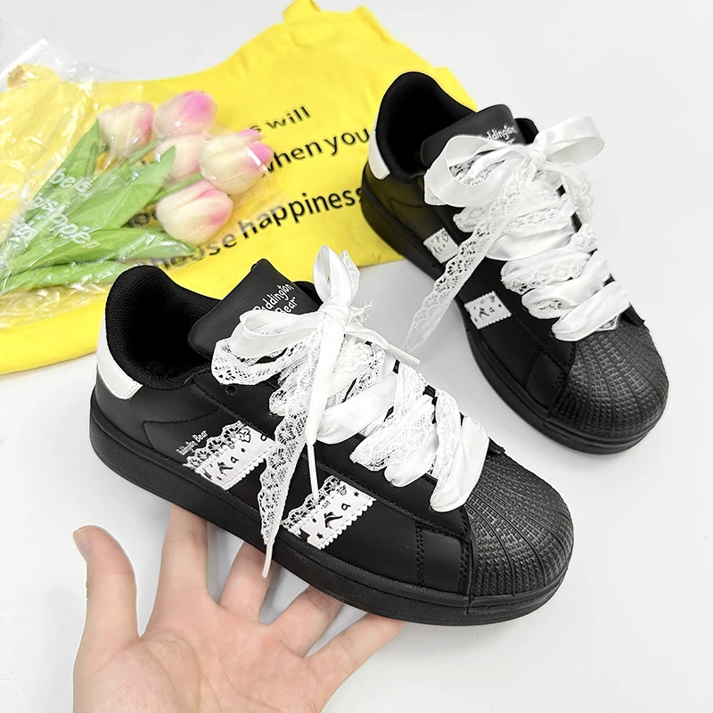 

Classic Shell Head Design Skateboard Shoes Men Student Shoes Fashion Low Cut Men's Vulcanize Shoes Comfort Skate Sneakers Women