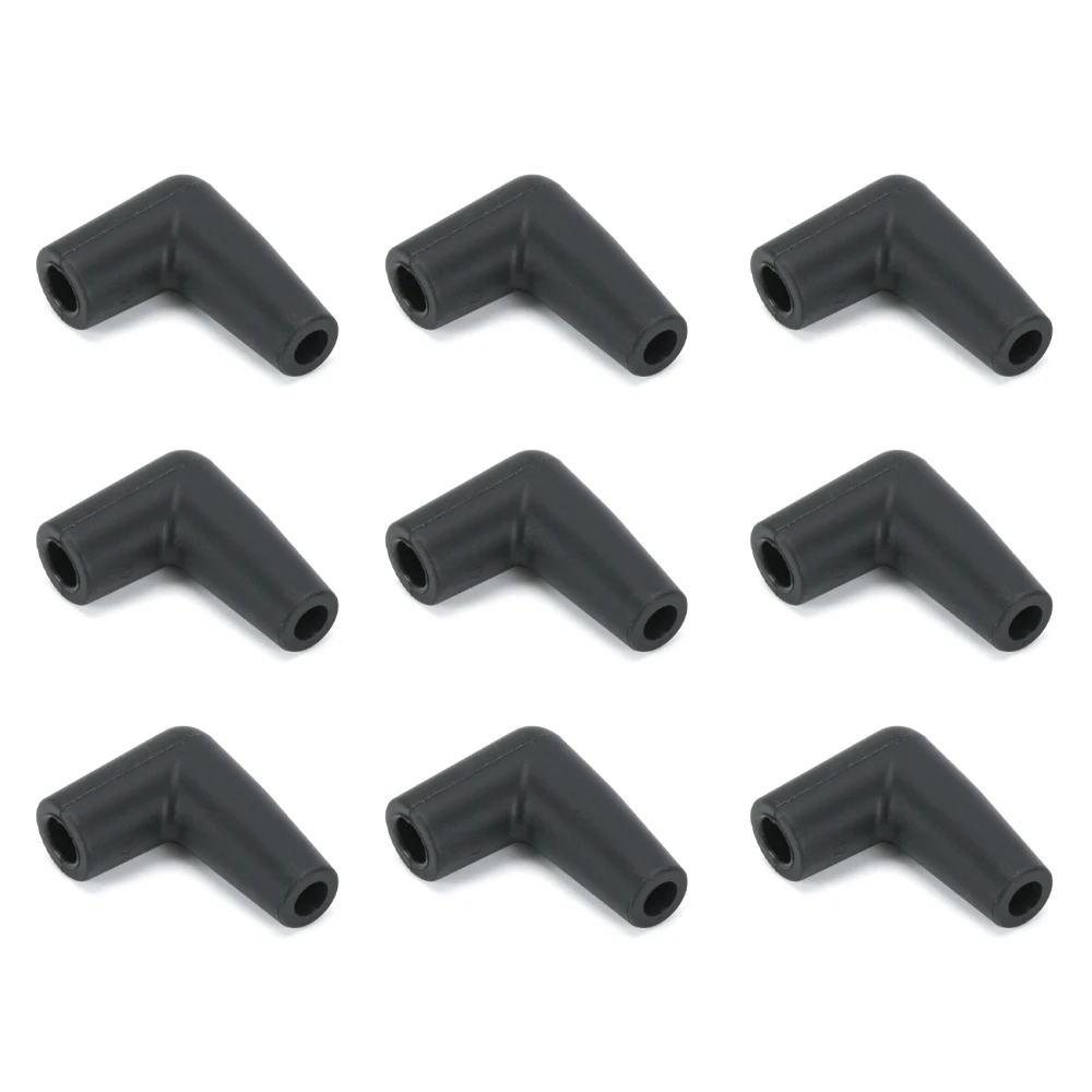 VR - 9 pcs / set HEI style distributor caps Spark Plug Wire Male Rubber Boots Terminals Ends Connector set VR-SSC03