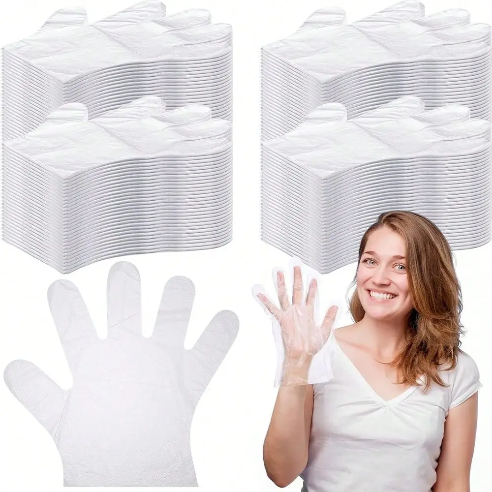 

Pcs Plastic Gloves For Cooking Food Prep Clear Service Kitchen Gloves For Food Handling Household Cleaning Party Celebration, O