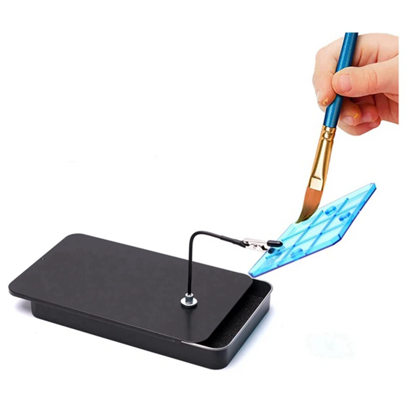 Imagem -04 - Modelo de Pintura Stand Base Holder Magnetic Bendable Jacaré Clipe Sticks Grupo Ferramentas de Modelagem para Aerógrafo Fácil Instalação 12 Pcs