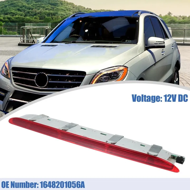 Red High Level Third Brake Light 12V DC 1648201056A For Mercedes-Benz W164 ML Class ML320 ML350 ML500 ML550 ML63AMG 2005-2011