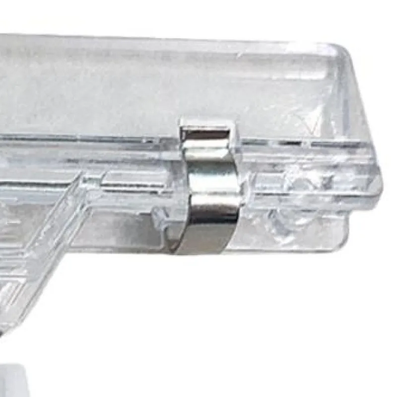 

25 Pcs Plastic Sign Holder Clip Clear Merchandise Sign Clip Rotatable Double Head Display Clips for Price Tag Label Sign Display