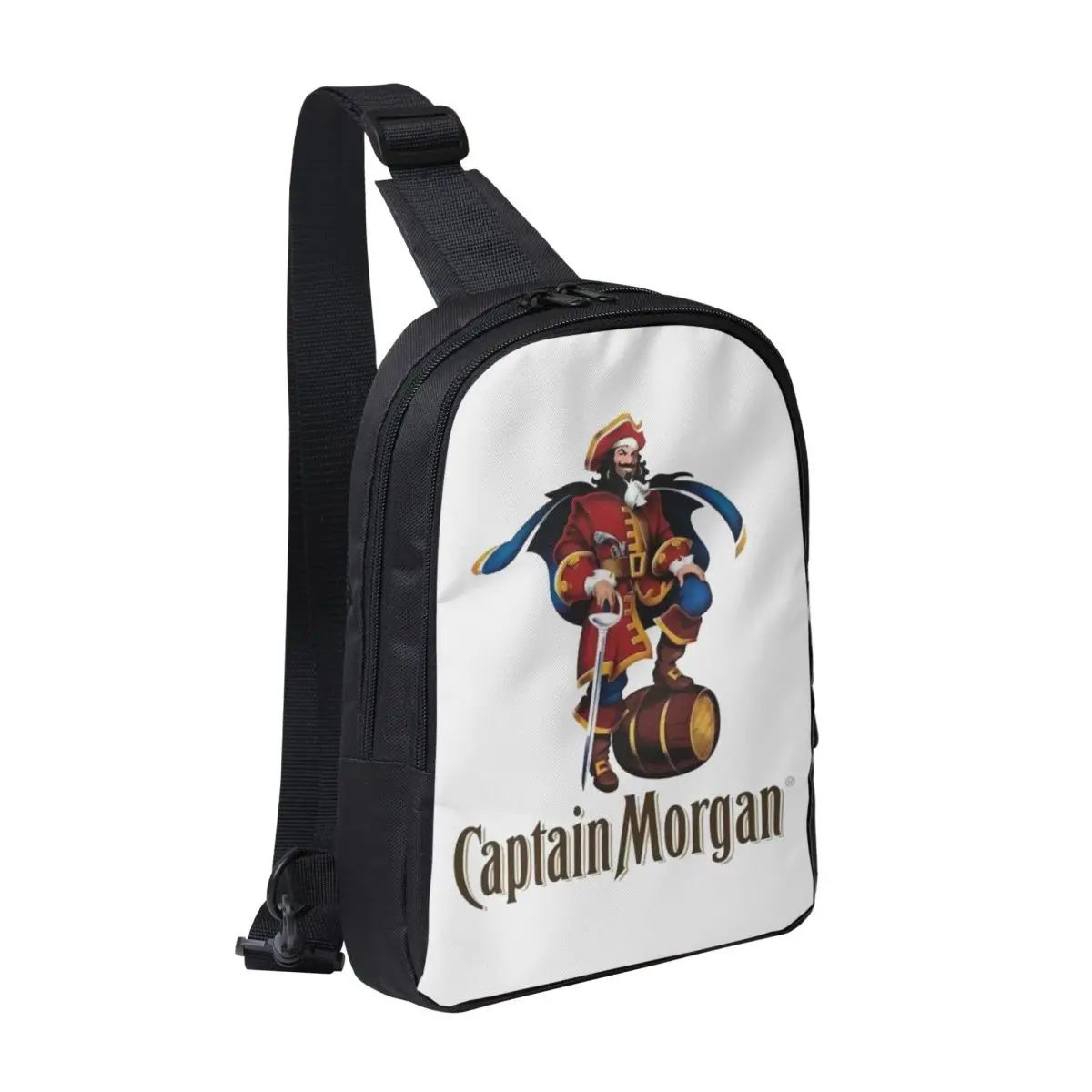 

CAPTAIN Chest Bag Men Sling Crossbody Backpack Chest Bag Traveling Hiking Daypack Shoulder Bag