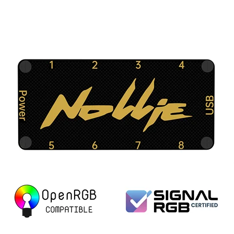 Nollie8 ARGB 컨트롤러 5v3Pin ARGB 인터페이스 지원 SignalRGB OpenRGB