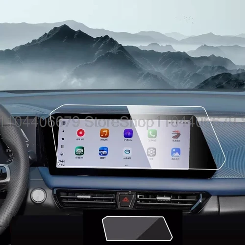 Imagen 2 del producto Protección de pantalla de vidrio templado para Trumpchi GAC GS3 2023 2024, película antiarañazos de navegación gps para coche de 10,25 o 12,3 pulgadas