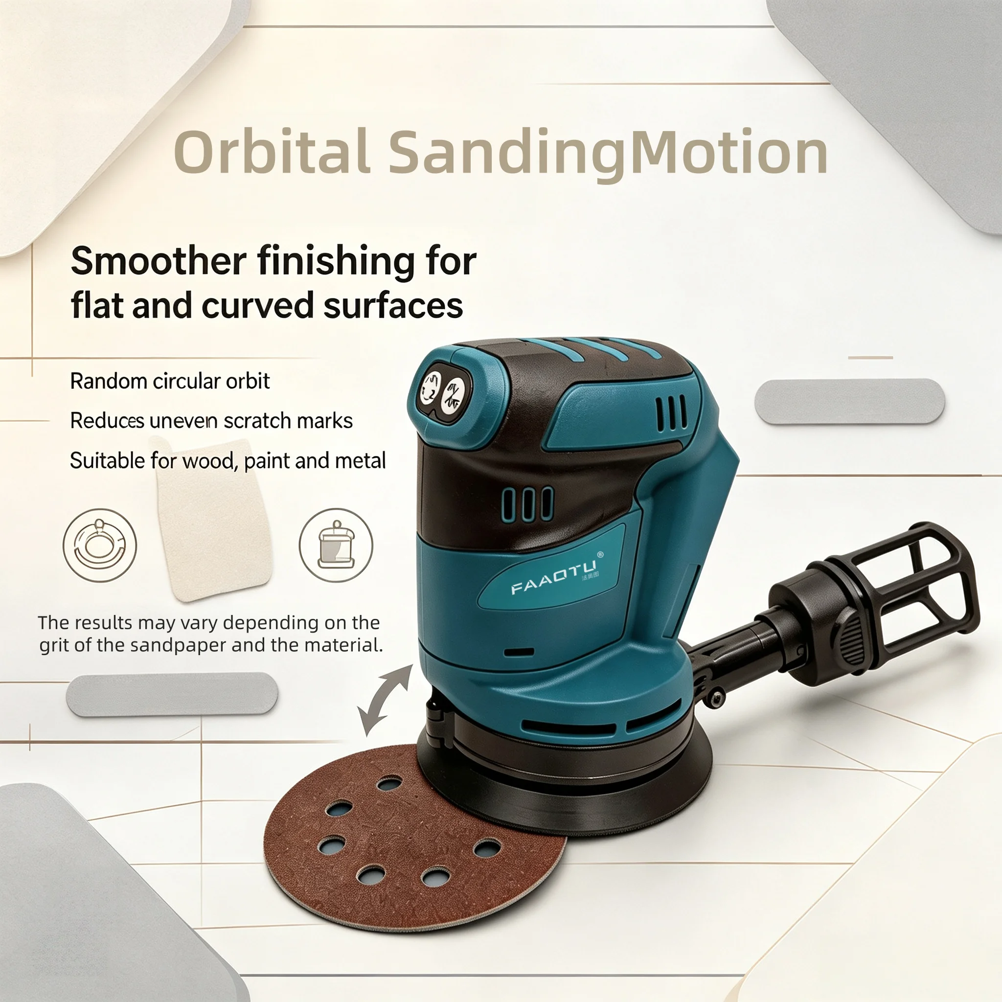 FAAOTU Ponceuse orbitale aléat - Random Orbital Sander avis et prix