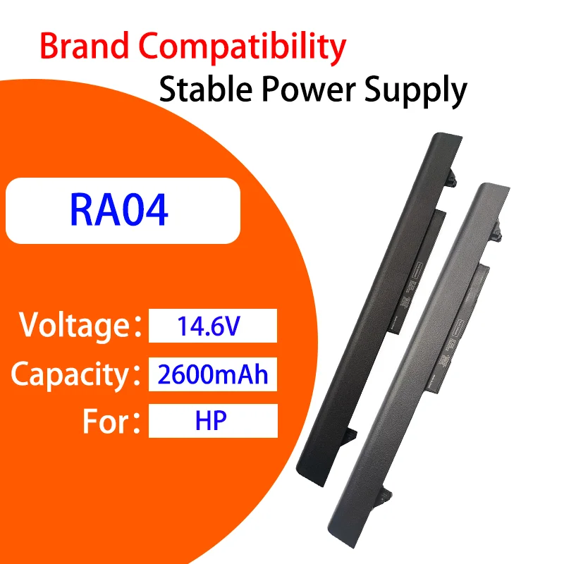 New Replacement Battery For HP ProBook 430 G1 G2 RA04 H6L28AA H6L28ET C84C 14.6V 2600mAh High Capacity Li ion Laptop Battery