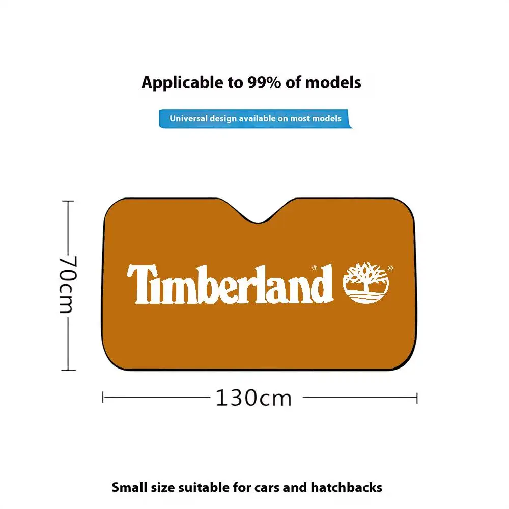 T-TimberlandS سيارة ظلة الزجاج الأمامي مضحك الشمس الظل طوي الأشعة فوق البنفسجية الشمس قناع حامي ظلة للنافذة الأمامية