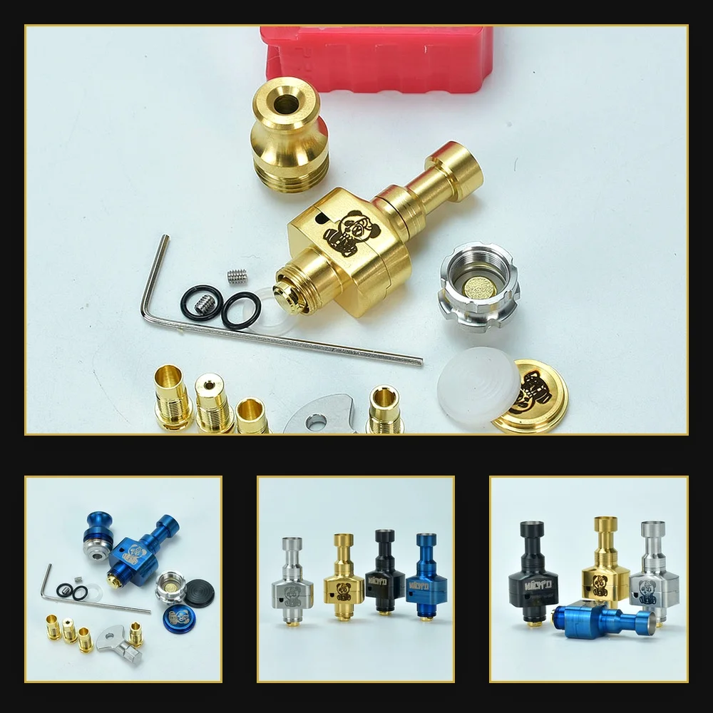 Wolfcoolvape Wickd Bridgd Omega RBA Tank for Boro Devices & BB Mod Kits - Compatible with Monarchy M2 Style