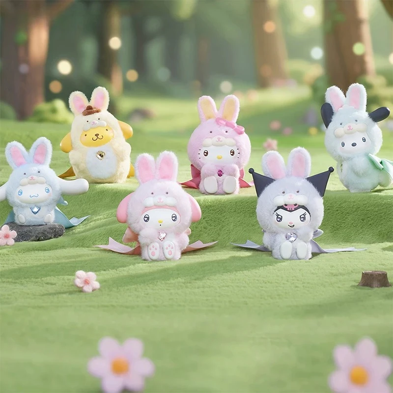 

Серия Sanrio Family Diamond Bunny: Куроми, Мелоди, Хелло Китти, Синаморолл – Настольные украшения ручной работы, милый подарок на день рождения