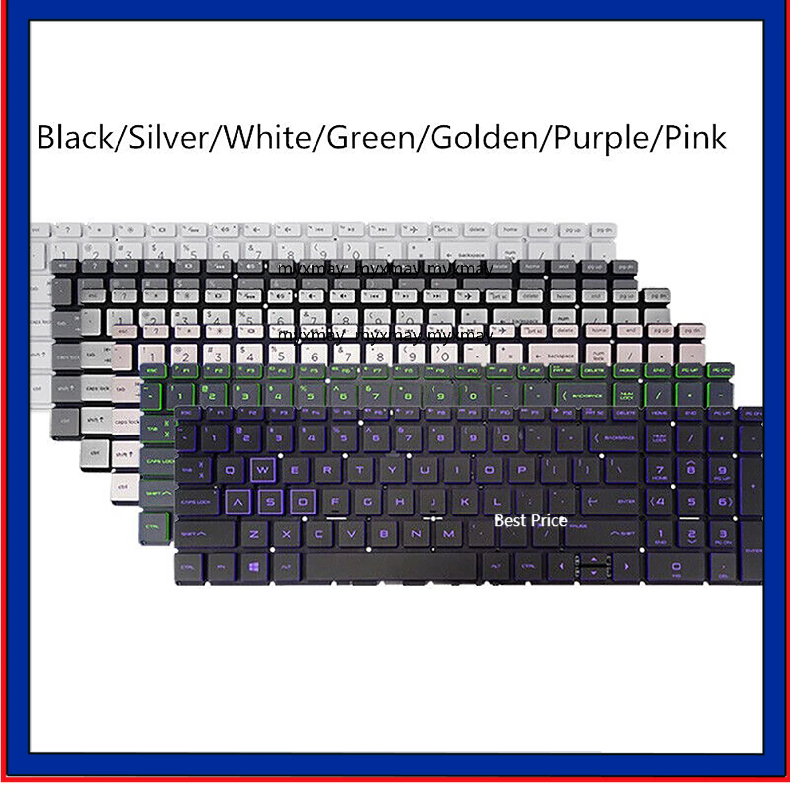 

Клавиатура ноутбука США для HP 15T-DA 15T-DB 17-BY 17-CA 250 255 G7 TPN-C135 TPN-C136