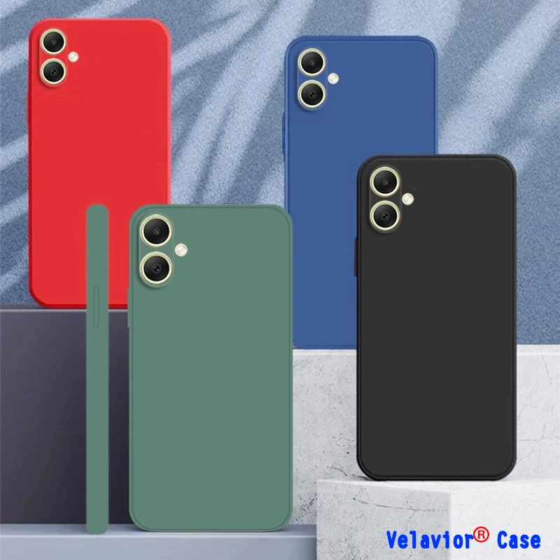 Case for Samsung Galaxy A05 Original TPU Cases Shockproof Liquid Silicon Shell Samsung A05 A05S A04 A04S A34 A15 A54 Back Cover