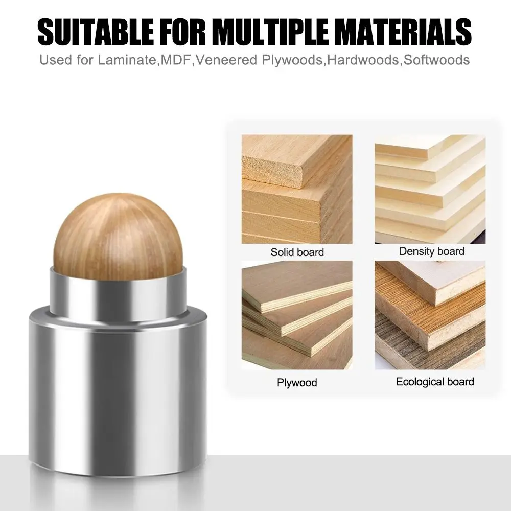 High Precision Wood Bead Router Bit Base High Roundness Stable Wood Bead Cutter String Positioner Anti Eccentricity Alloy