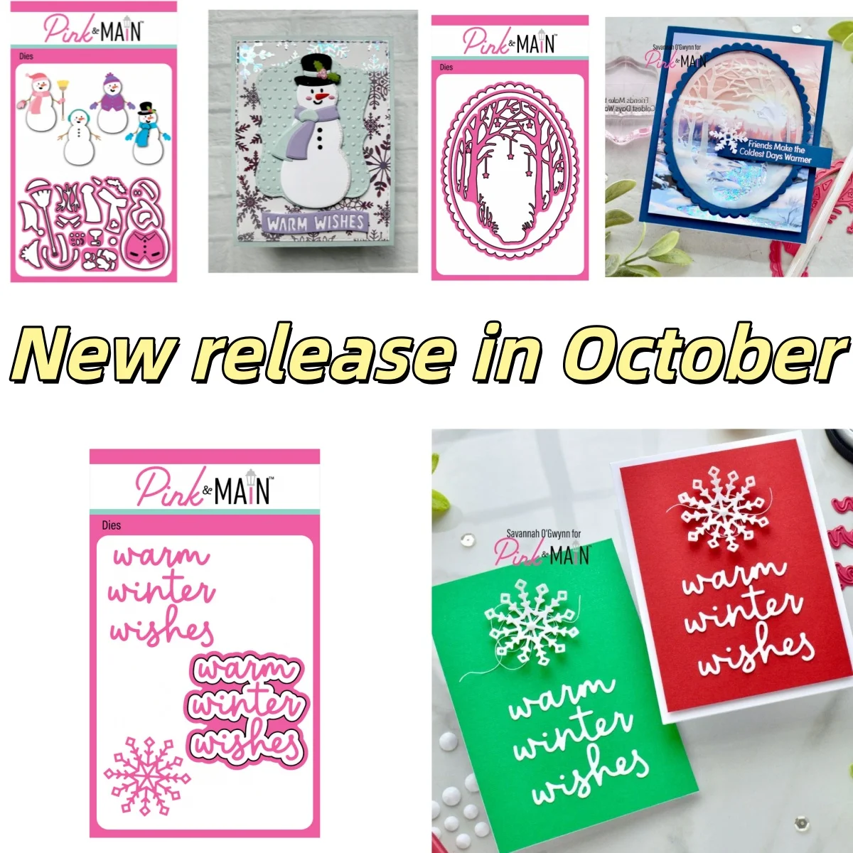 

New Release October Oval Forest Snowman Friend Winter Wishes Word Metal Cutting Dies For DIY Scrapbook Embossed Make Paper Card