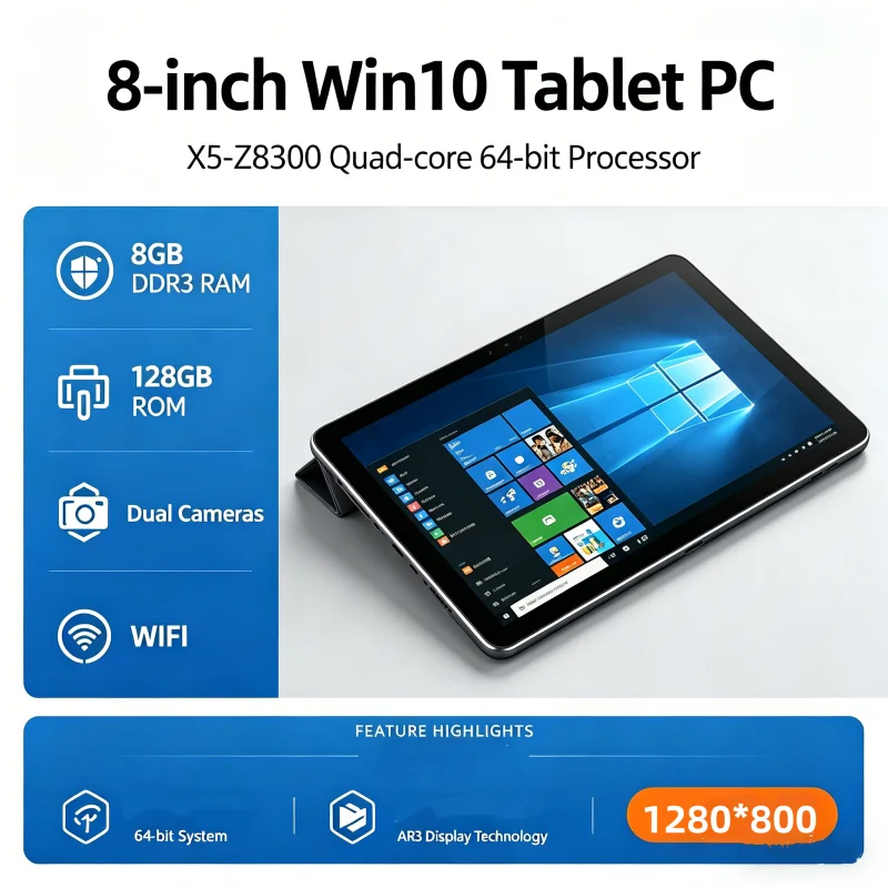 Windows 10 Tablet Pc 8 Inch Quad Core 8gb Ram 128gb Rom Tablet_voghion.com