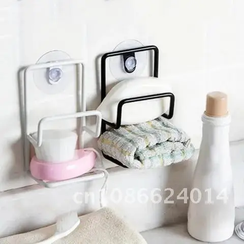 

Holder Storage Hanging Dry Scrubbers Towel Bathroom Kitchen Rack Drainer Cloth Wash Soap Sponge Cup Suction