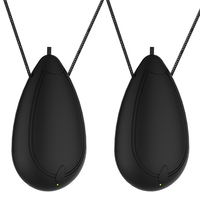 2 Pcs Air Purifier Personal Wearable Mini Portable 200Mah Battery Negative Ion Necklace Hanging Neck Air Purifier