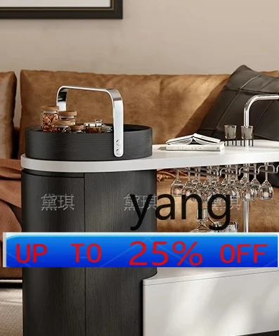 

LMM removable coffee table trolley integrated sofa side table household removable storage