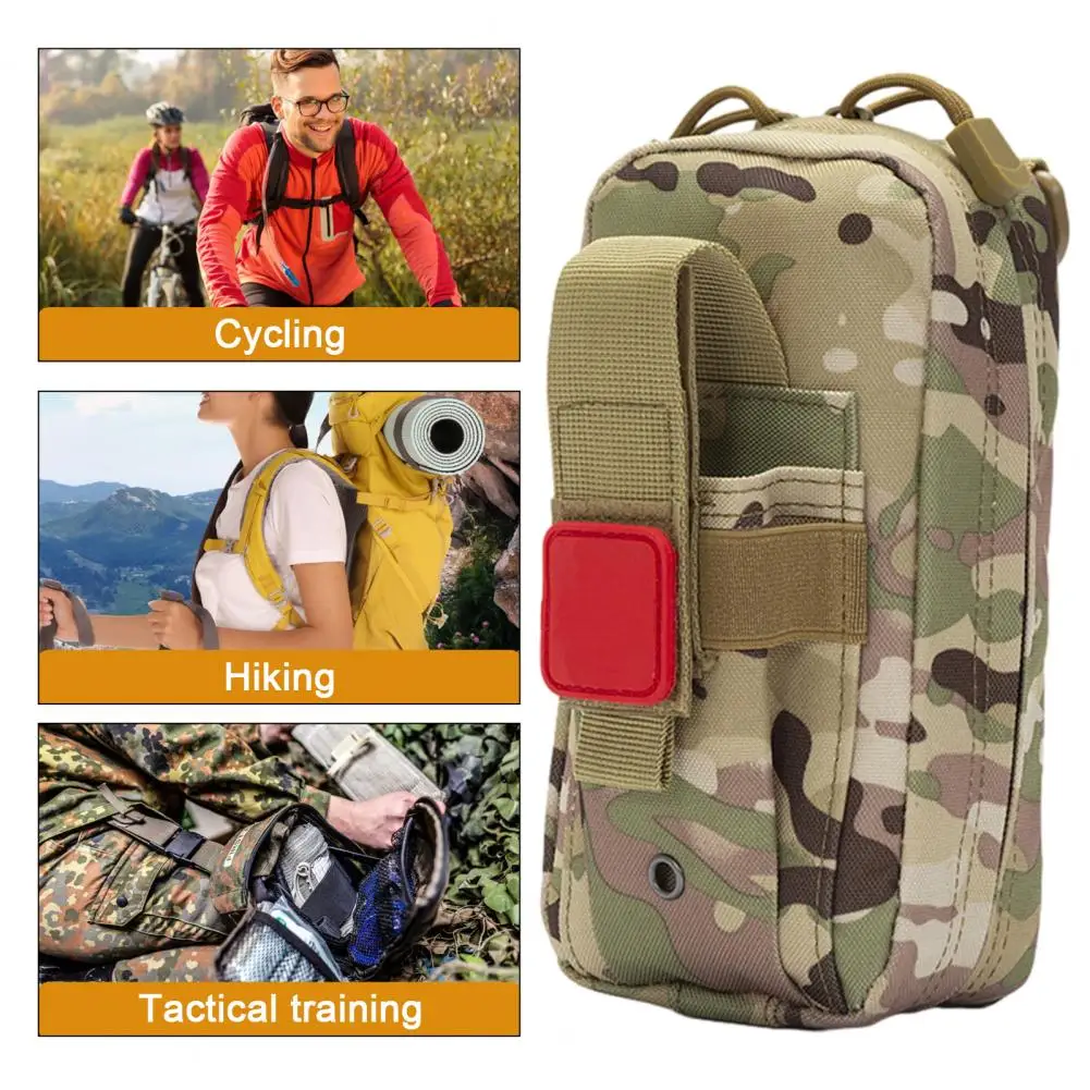 

Capacity Waist Pack Capacity Portable First Aid Bag for Camping Hiking with Multi-pocket Storage Pouch Emergency for Outdoor