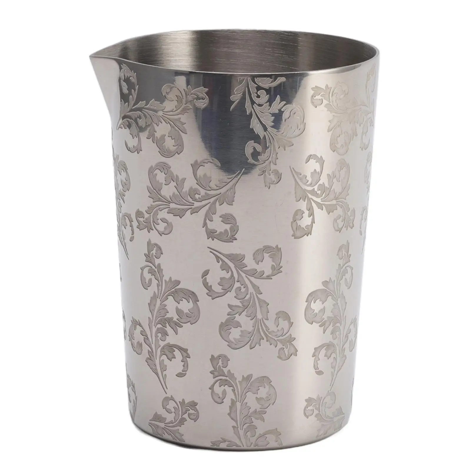 

Stainless Steel Cocktail Mixing Glass Insulated Engraved Bartending Tool for bar Use