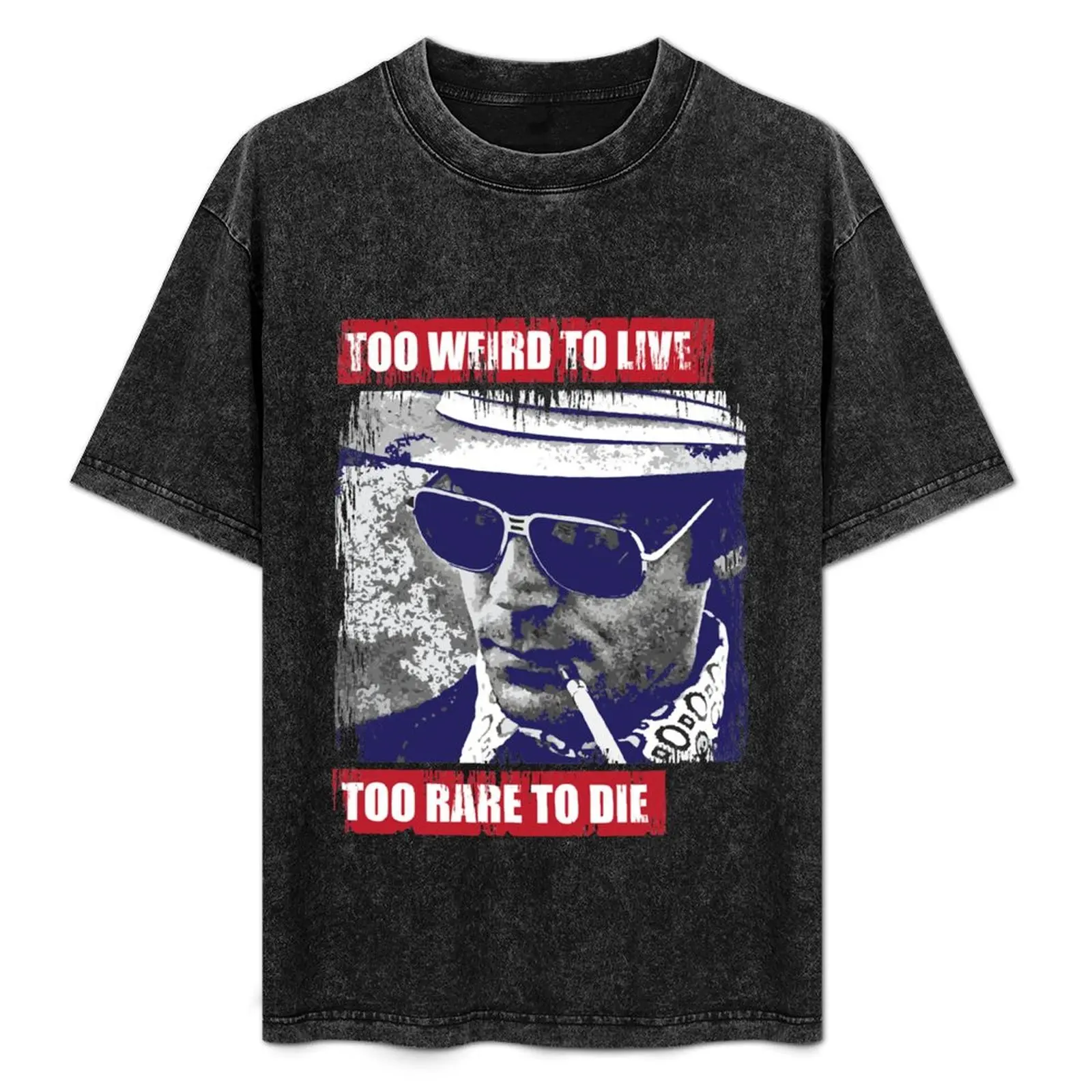 

Gonzo Hunter S Thompson T-Shirt Big and Tall Solid Color T-Shirt