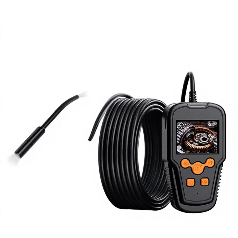 High-Definition Pipeline Endoscope All-in-One Machine 39mm Lens Electronic Borescope Air Conditioner Repair Video Inspection
