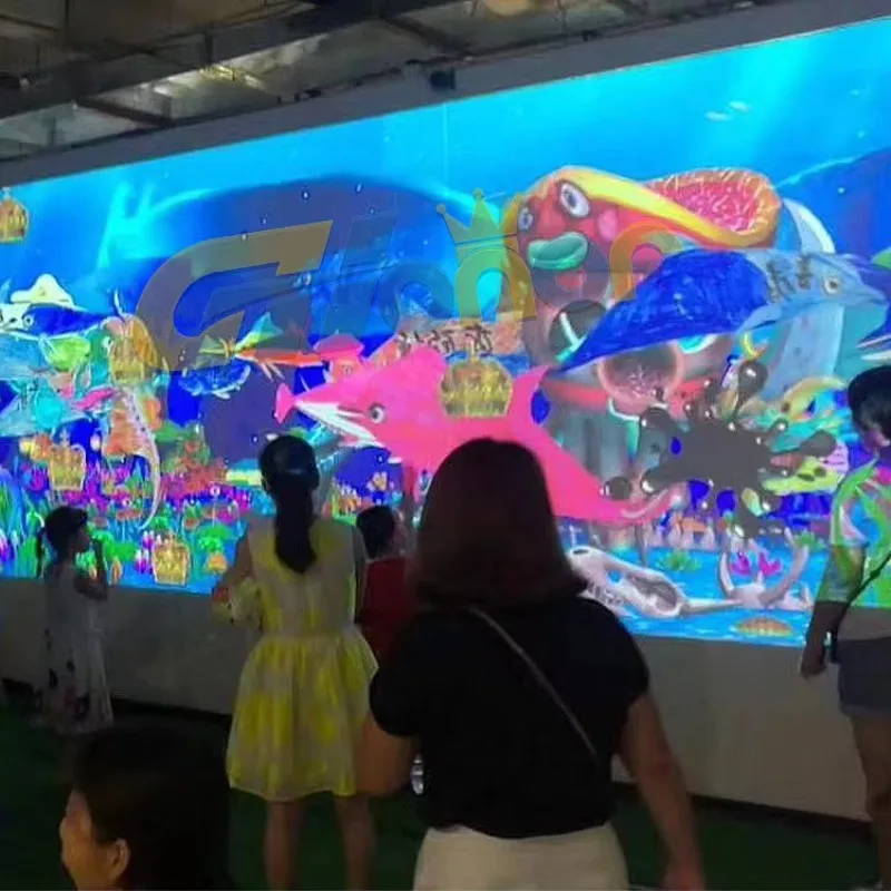 Proyektor Interaktif AR 3D Hologram Simulator Proyeksi Gambar Interaktif Proyektor Interaktif