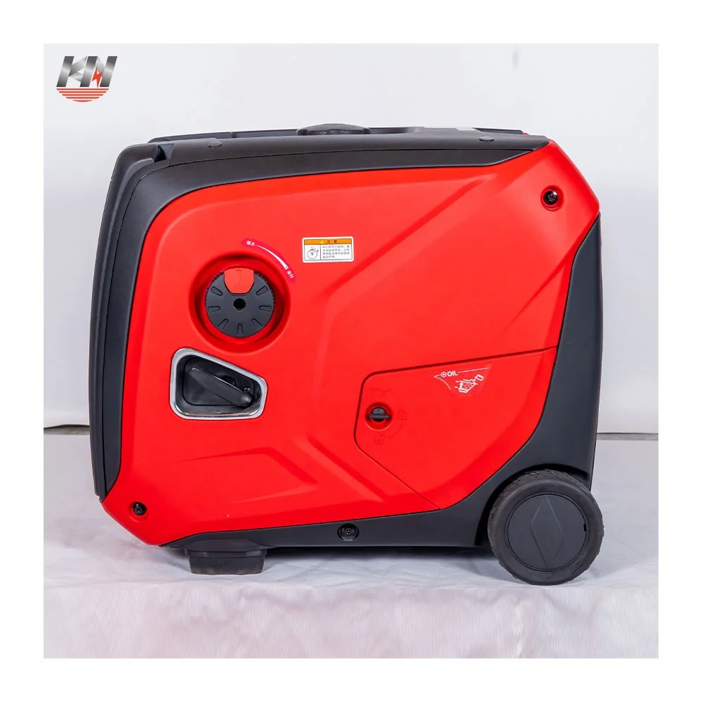 Pure Sine Wave 4 Stroke Remote Start Generador for Home / Small Portable Gasoline 4000W Inverter Type Super Silent Generator