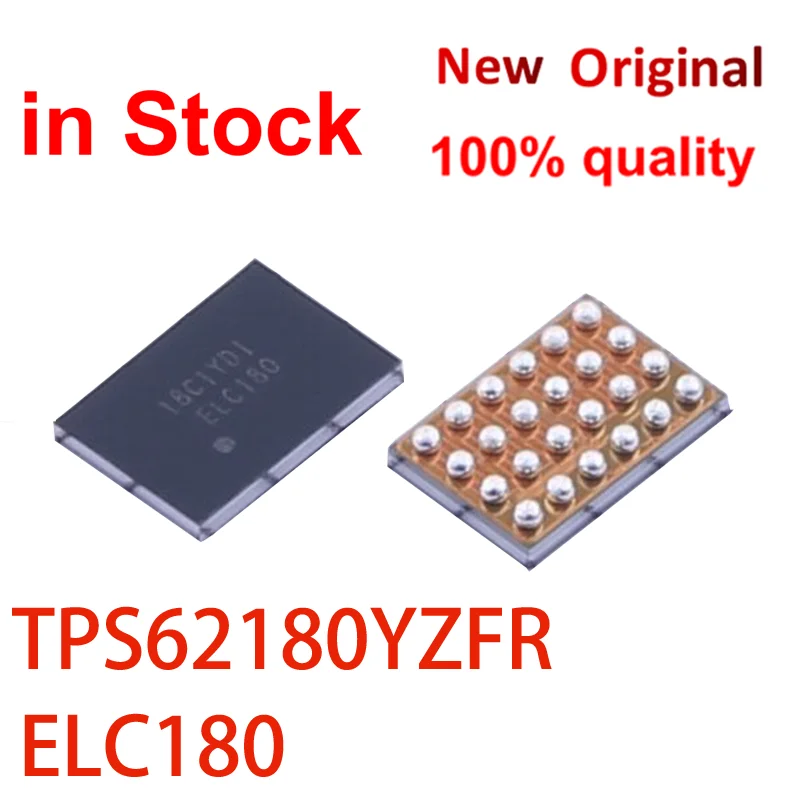 (1-5 pcs)100% Original New ELC180 TPS62180YZFR BGA TPS62180 DC-DC power chip hard disk power supply IC