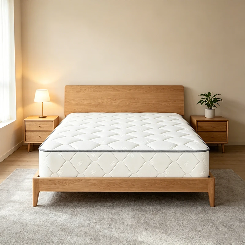 Compressed Rolled Mattress in Box, Portable Hybrid Spring Mattress, Vacuum Pack Mattress for Easy Delivery