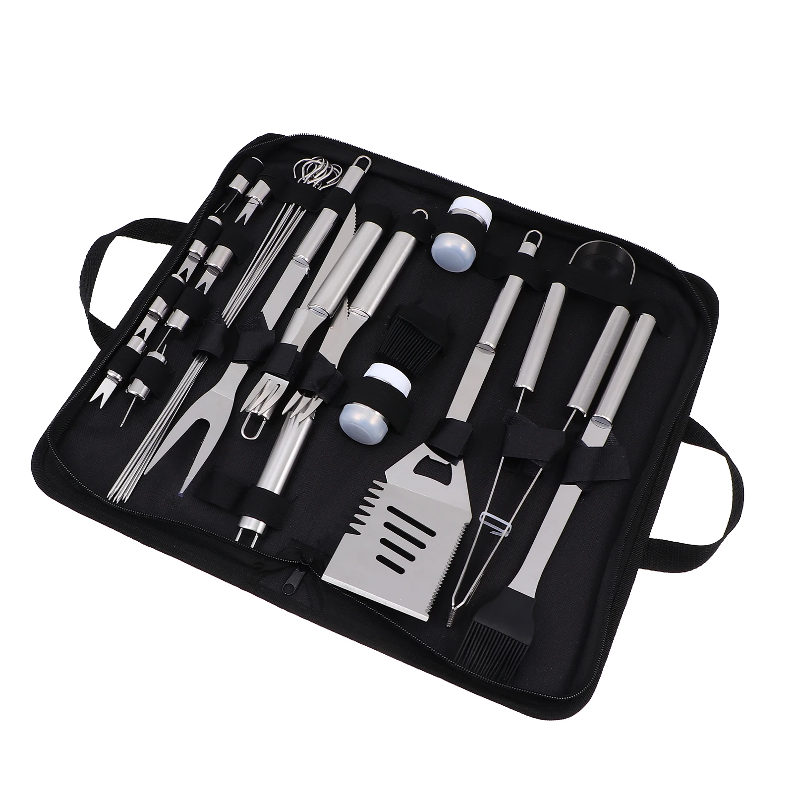 

Barbecue Tool Set Stainless Steel BBQ Utensils Outdoor Grill Accessories Kit forks brush shovel durable practical