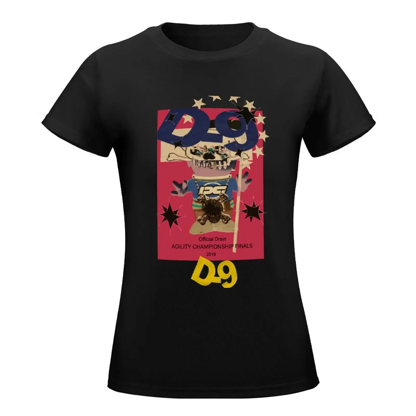 Official Drain AGILITY CHAMPIONSHIP FINALS 2019 T-Shirt plus size tops korean fashion t-shirts for Women cotton