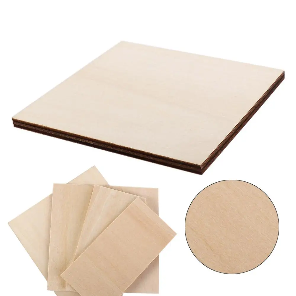 Model Materials Wood Chips Balsa Toys Basswood Plywood Aviation Model Layer Board Sheet Rectangle Wood Wooden Plywood Board