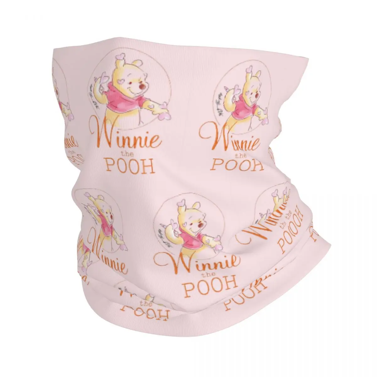

Custom Winnie Pooh Cute Neck Gaiter Women Men Windproof Winter Famous Animation Bandana Scarf for Ski