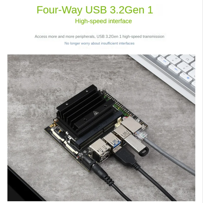 ナノ開発ボード、熱シンク、人工知能、プログラミングロボット学習、4GBキット