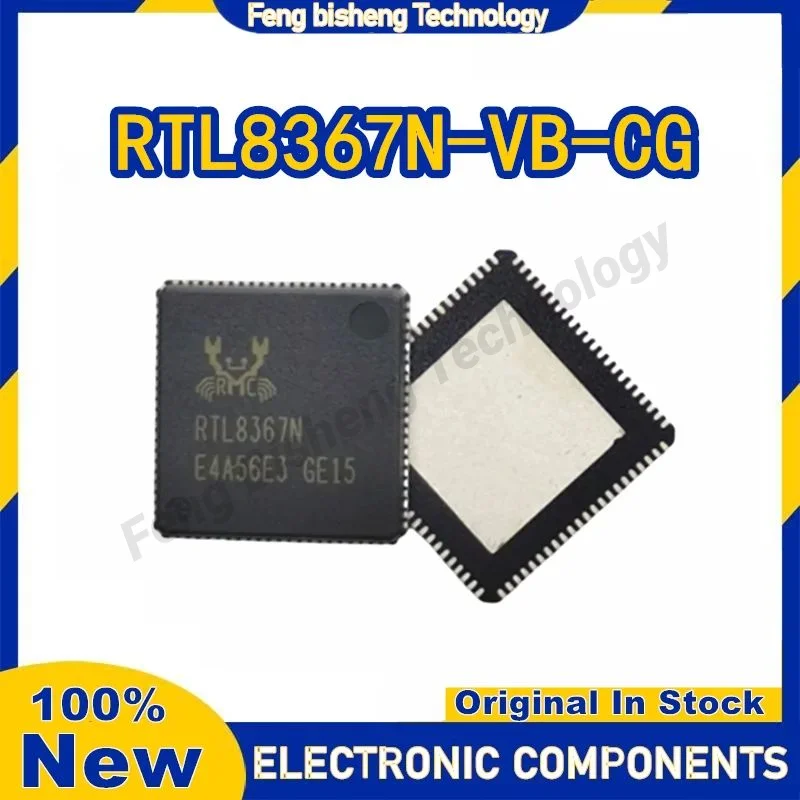 5 unids/lote RTL8367N-VB-CG RTL8367 RTL8367N-VB RTL8367N-VB-CG QFN88 IC Chip 100% nuevo Original en stock