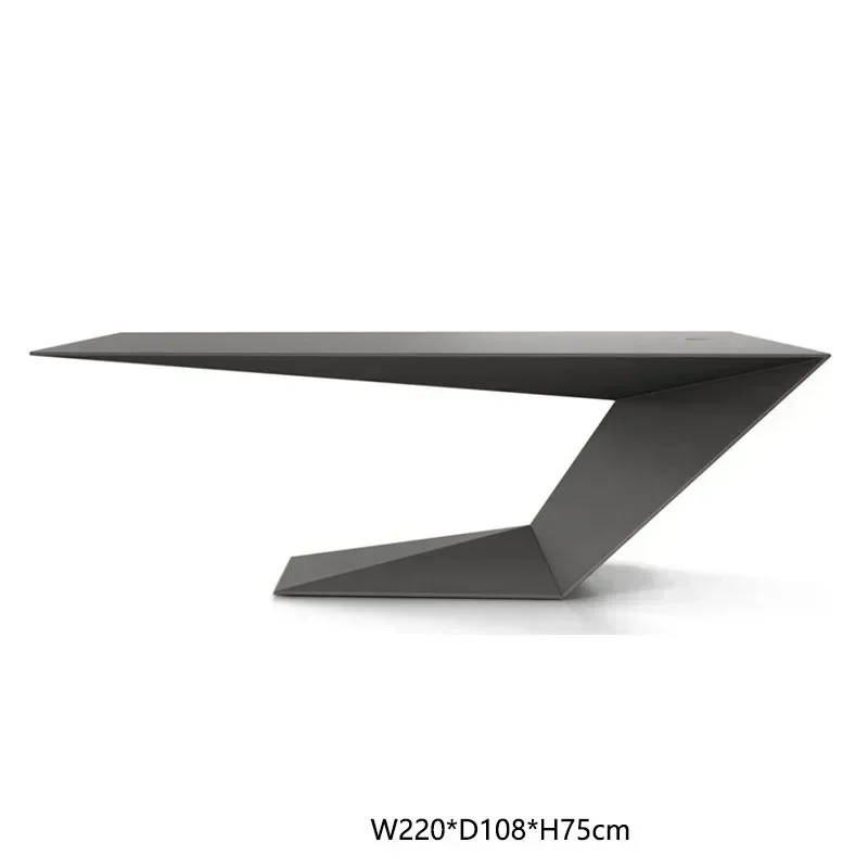 Computer Gaming Desk High-end Study Desk Light Luxury Office Boss Simple Modern Design Single Corner Escritorio Customize CEO